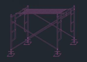 Autocad scaffolding library 1 Autocad scaffolding library