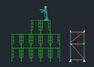 Autocad scaffolding library 3 Autocad scaffolding